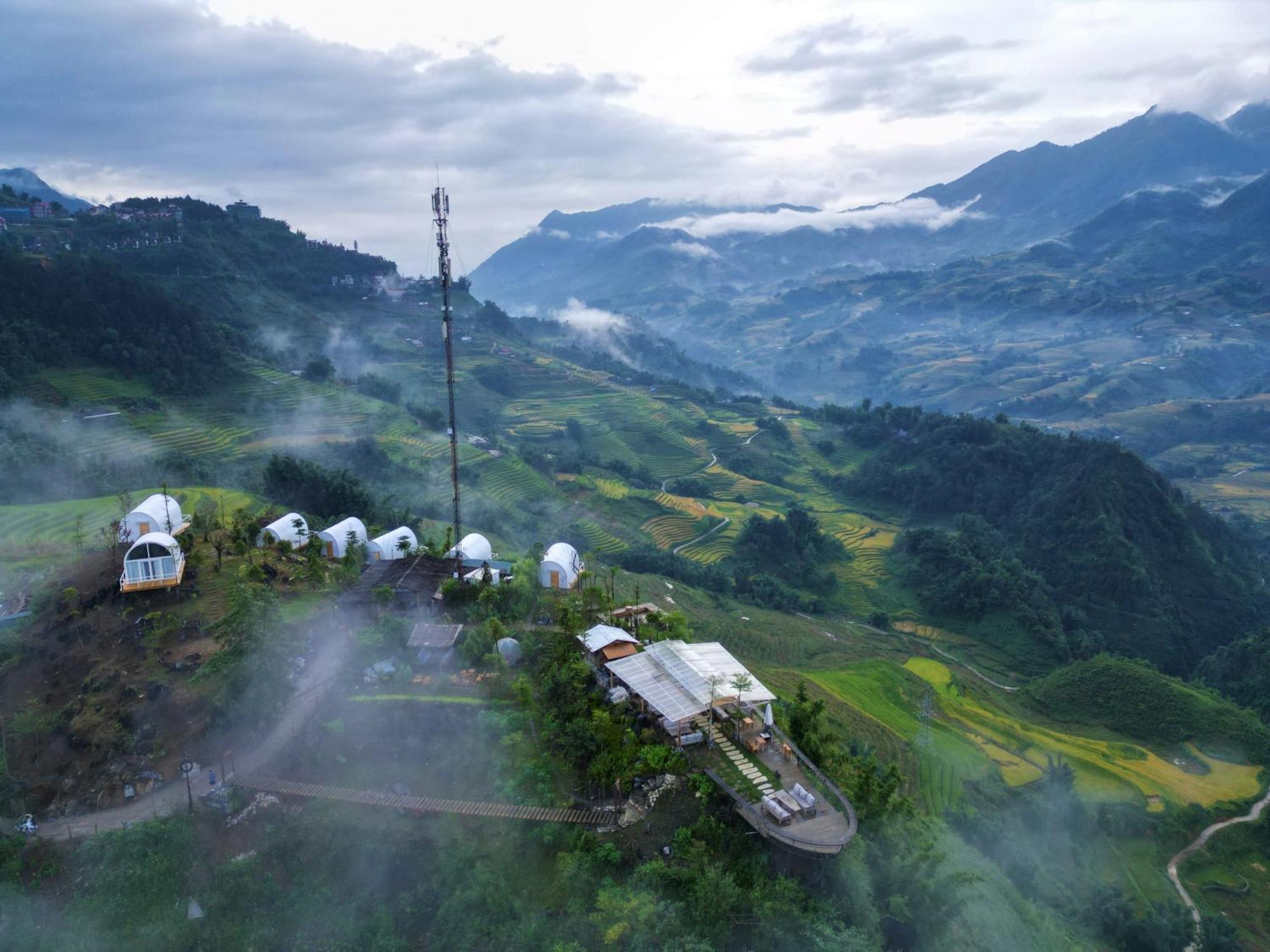 Phansi - Glamping, View Point 360, Bar & Bbq Sapa Exterior foto