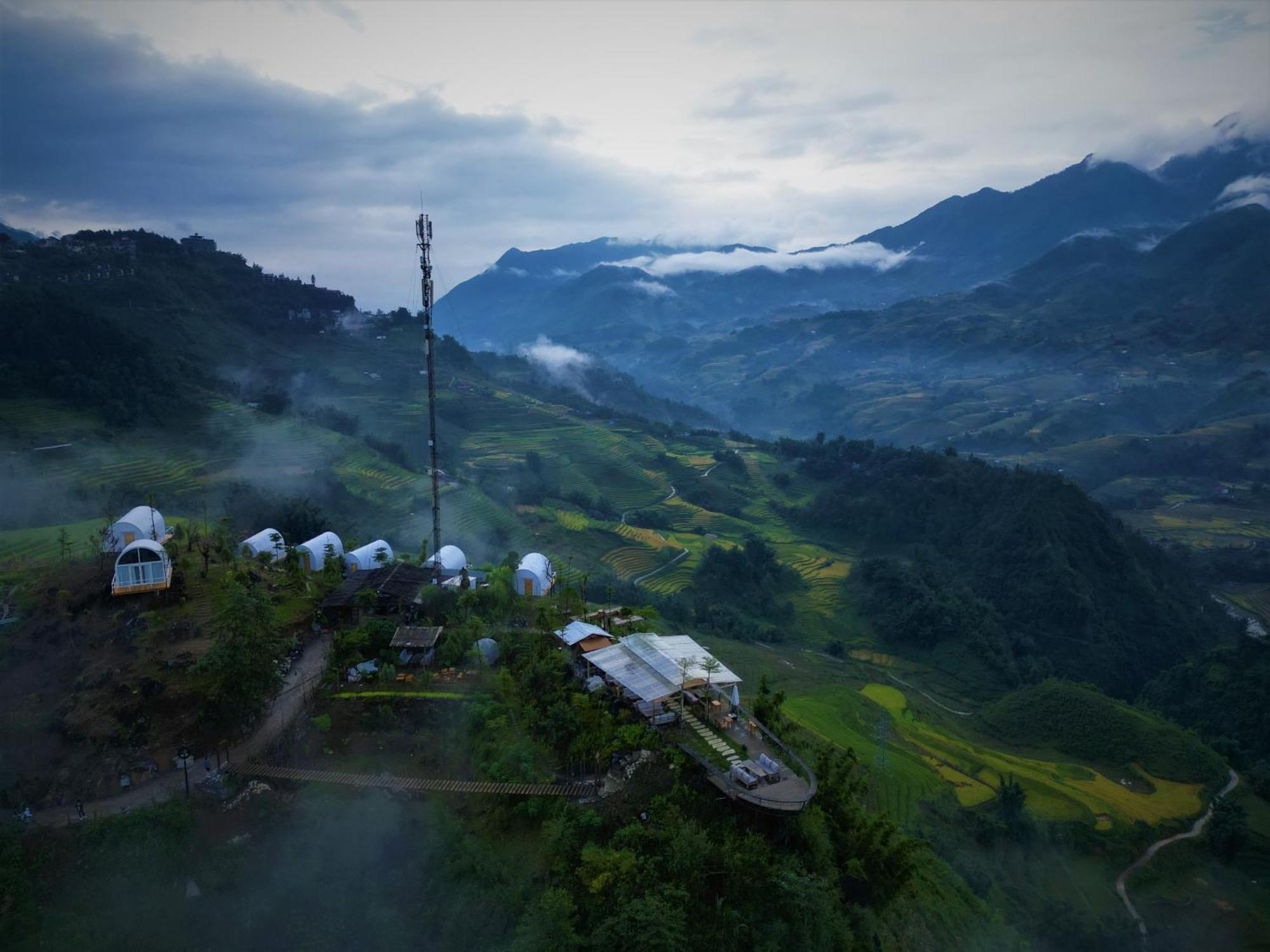 Phansi - Glamping, View Point 360, Bar & Bbq Sapa Exterior foto